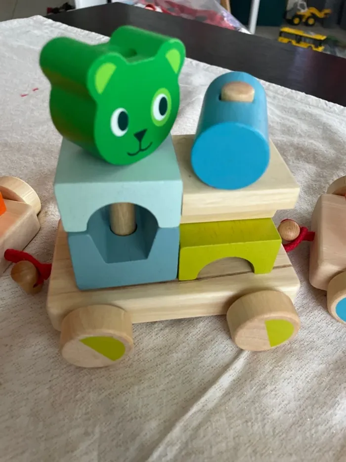 Train bois djeco créaroule neuf - photo numéro 14