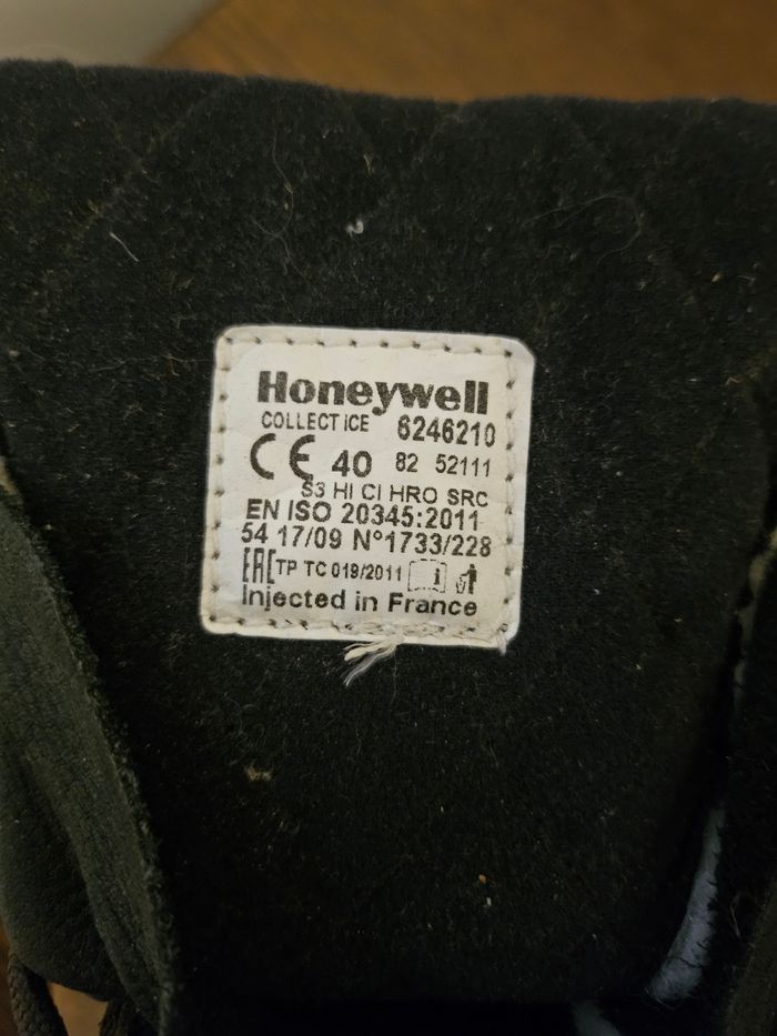 Chaussure de sécurité mixte pointure 40 marque oneywell - photo numéro 3