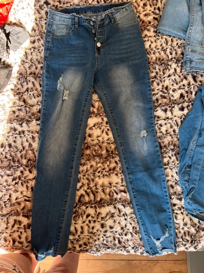 Jeans taille haute taille S