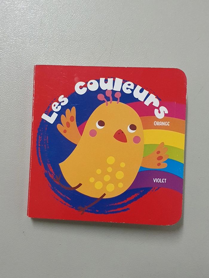 Livre cartonné bébé les couleurs