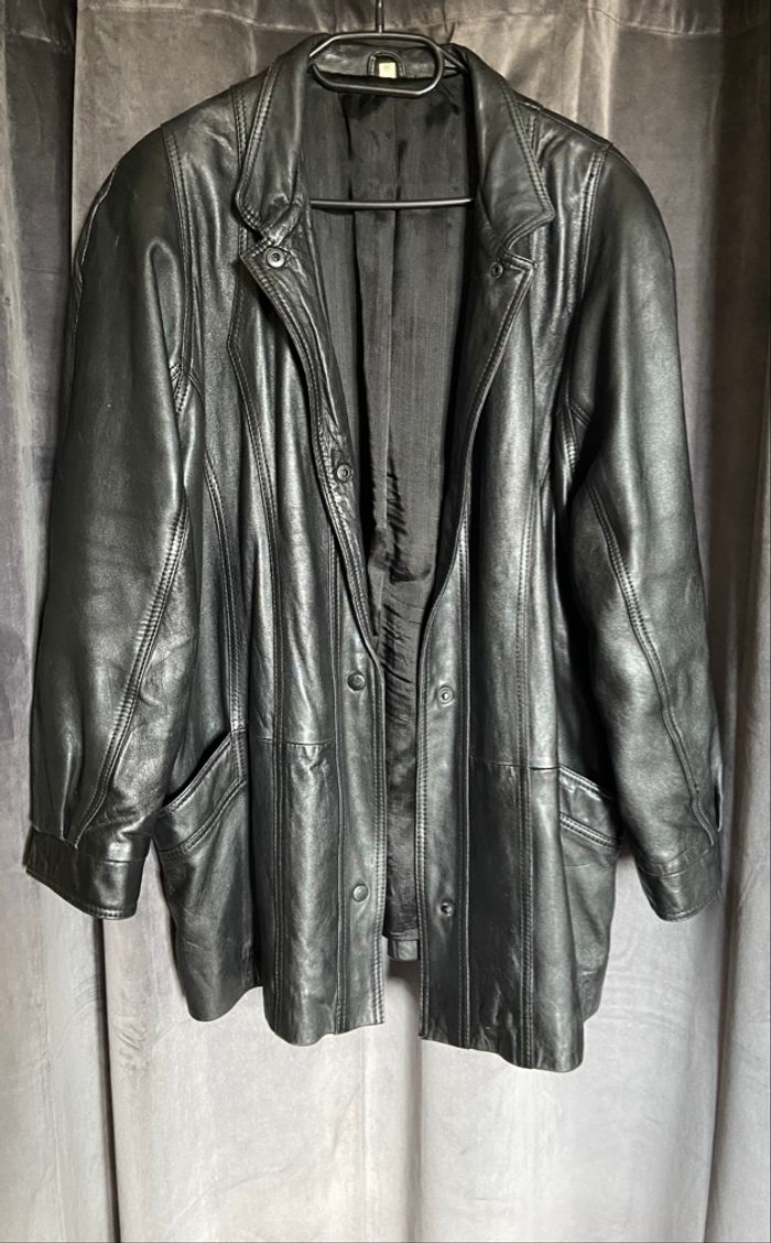 Veste en cuir d’agneau