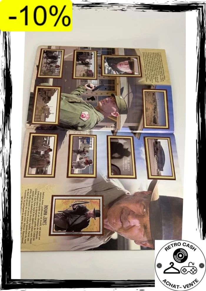 Album de vignettes indiana jones royaume merlin stickers - photo numéro 5