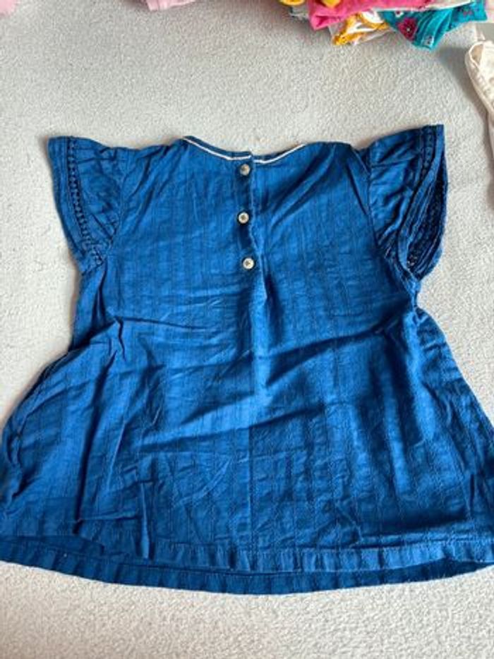 Blouse bleu roi - photo numéro 2