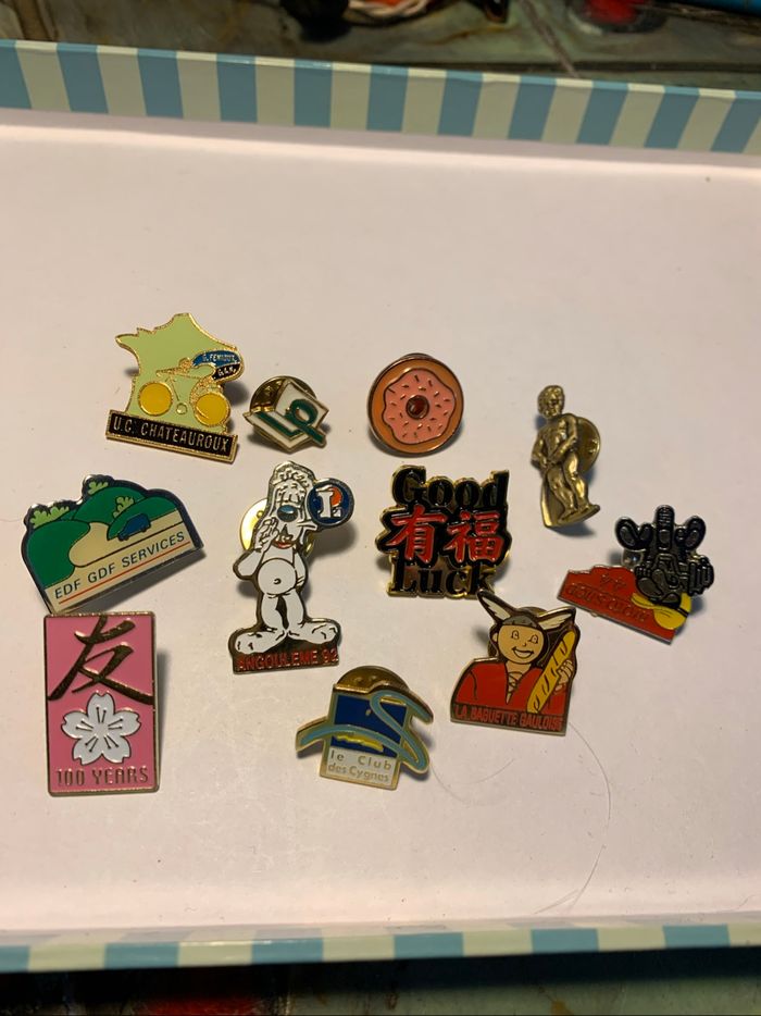 Lot pins