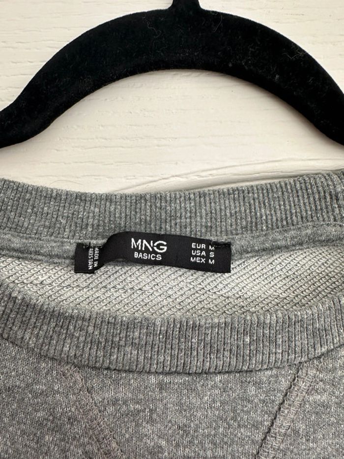 Pull gris MANGO - photo numéro 3