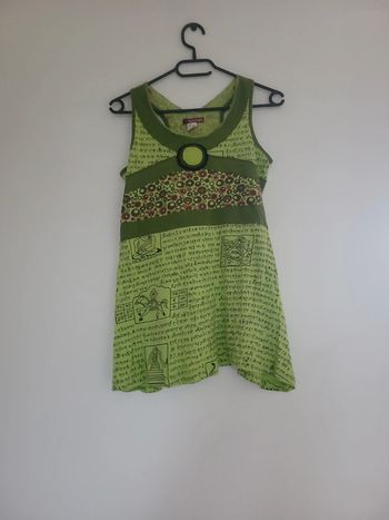 Robe debardeur vert