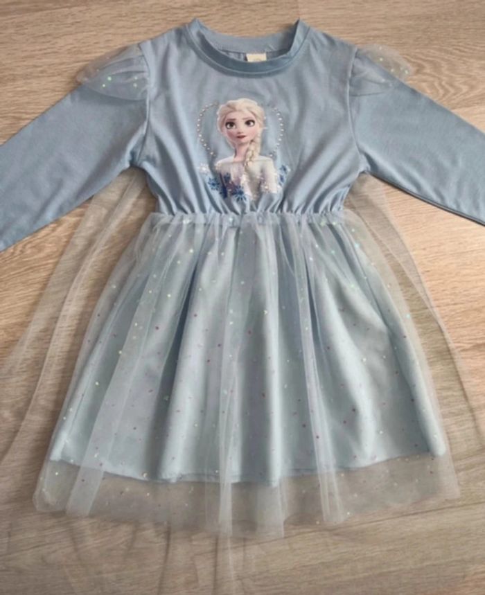 Robe Elsa Frozen 5 ans - photo numéro 3