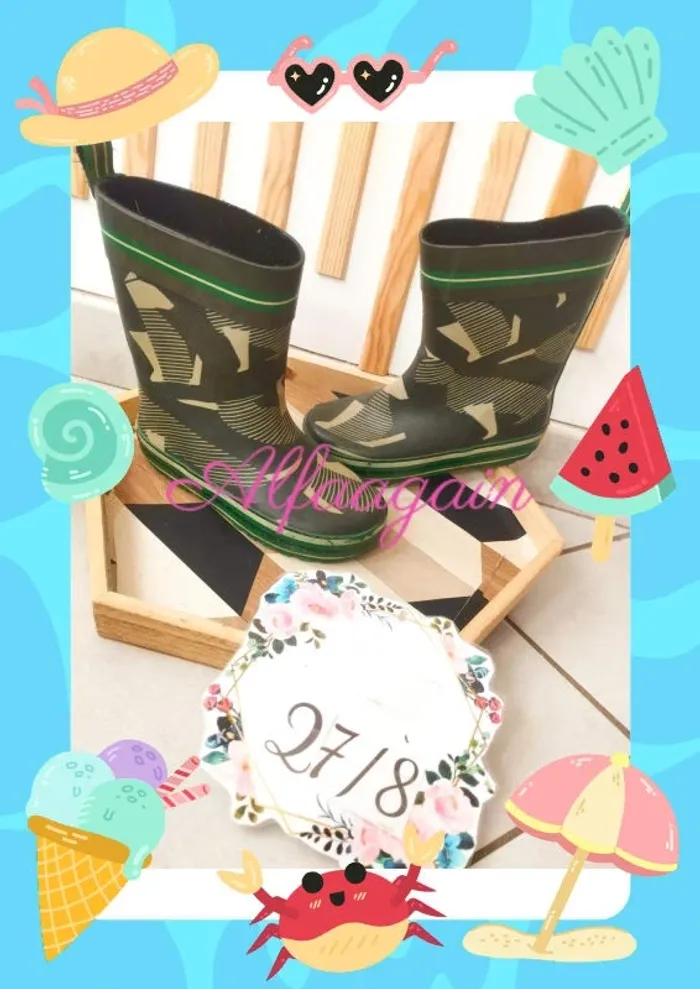 Bottes catimini 27/28 chat alors