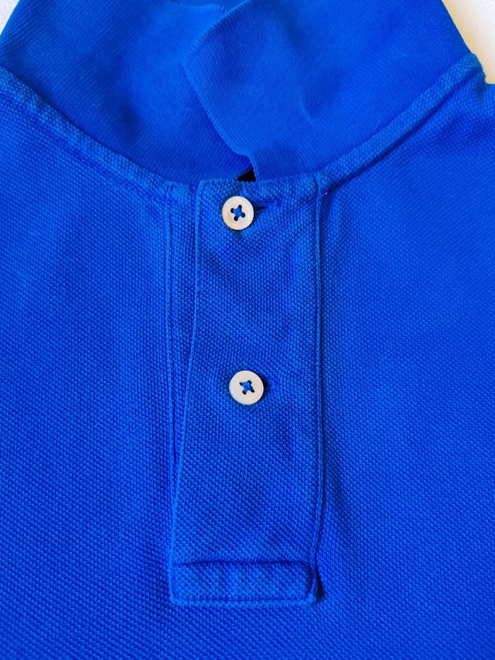 Polo Ralph Lauren slim fit bleu poney rouge Taille s - photo numéro 4