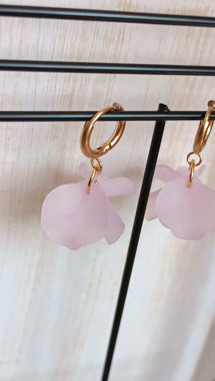 Mini créoles acier inoxydable - photo numéro 2