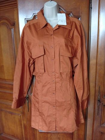 Robe chemise Zara taille L neuve 