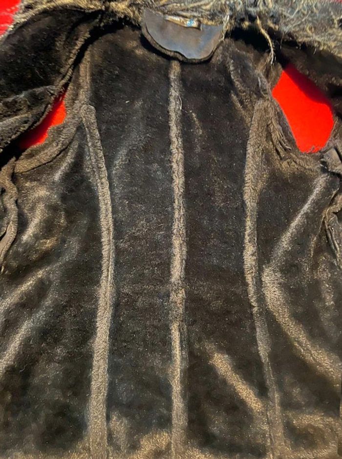 Veste gilet sans manches  femme  L 40 noir  fausse  fourrure - photo numéro 5
