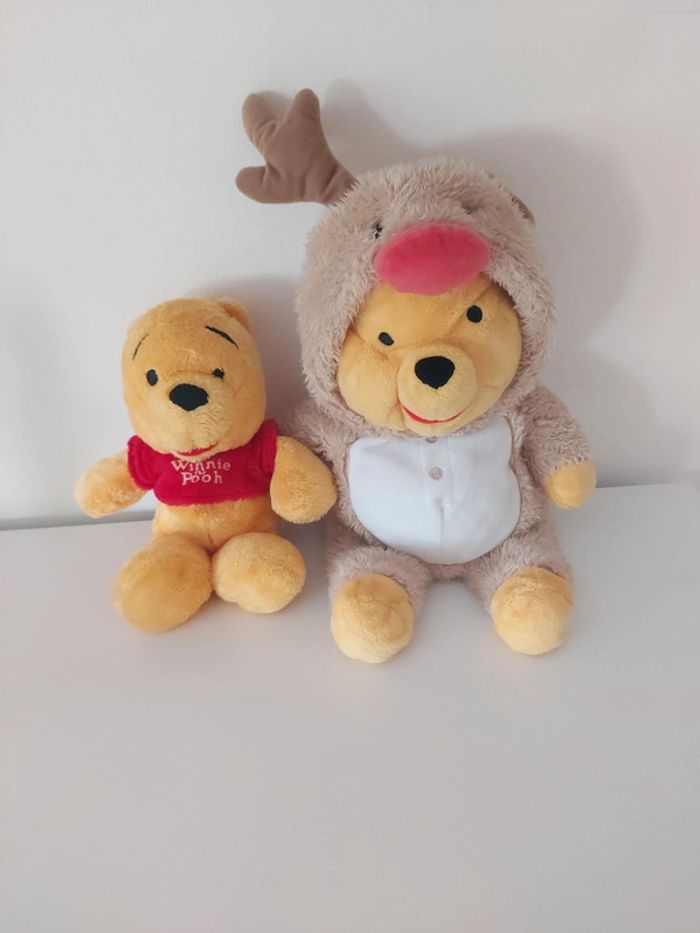 Lots de 2 peluches winnie
