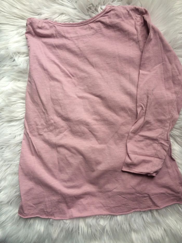 Sweat-shirt fille 10 ans rose neuf - photo numéro 5