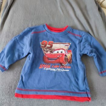 Sweat 3 ans Cars Disney