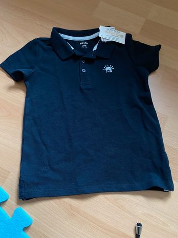 Polo marine « Sun » manches courtes Kiabi Taille 36 M