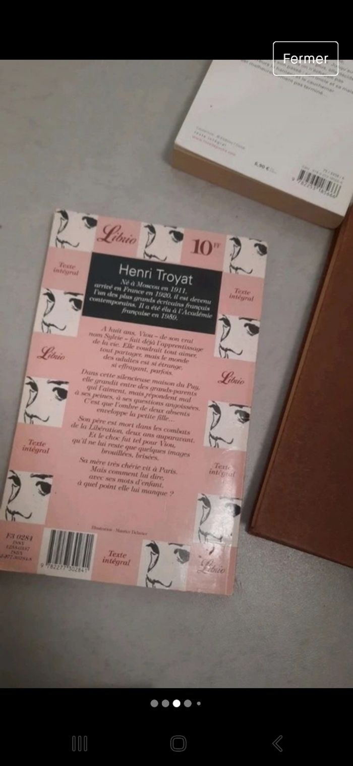 Cet enfant qui se drogue c'est le mien Jacques grillon
Viou henri troyat - photo numéro 5