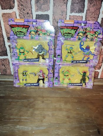 Lot de 4 coffrets figurines Tortue ninja