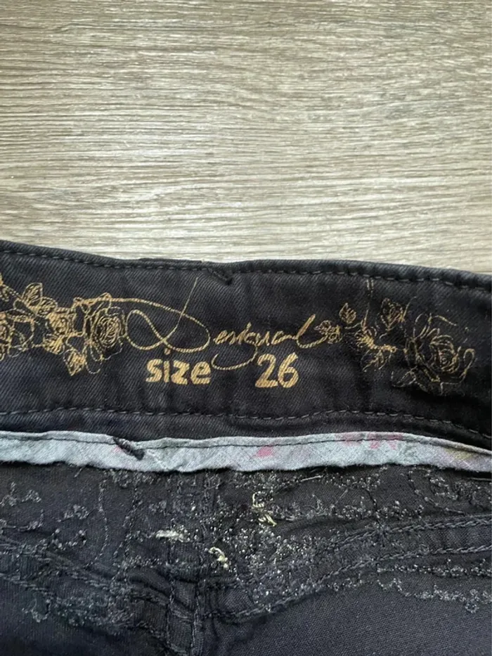 Jeans Desigual Noir - Taille 36 - photo numéro 3