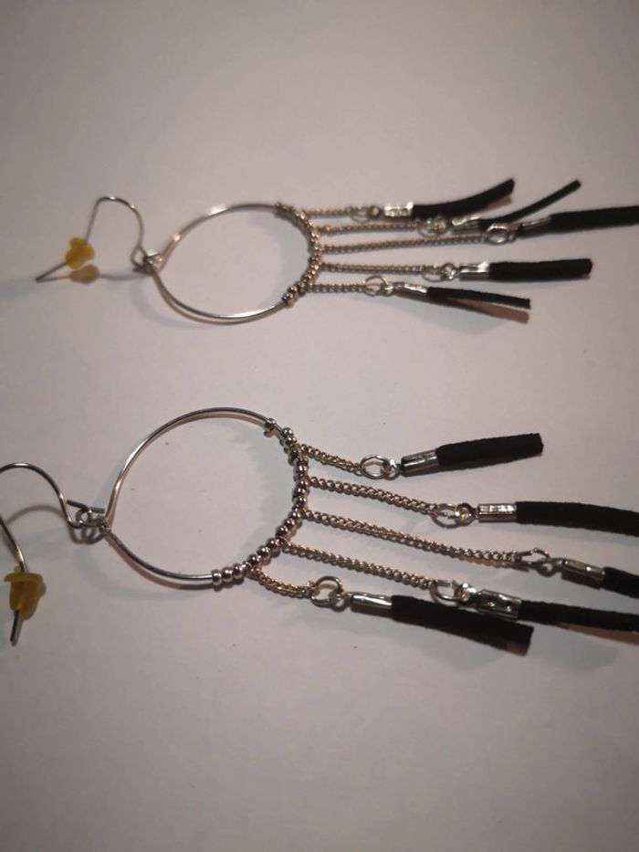 Boucles d'oreilles pendantes - photo numéro 3
