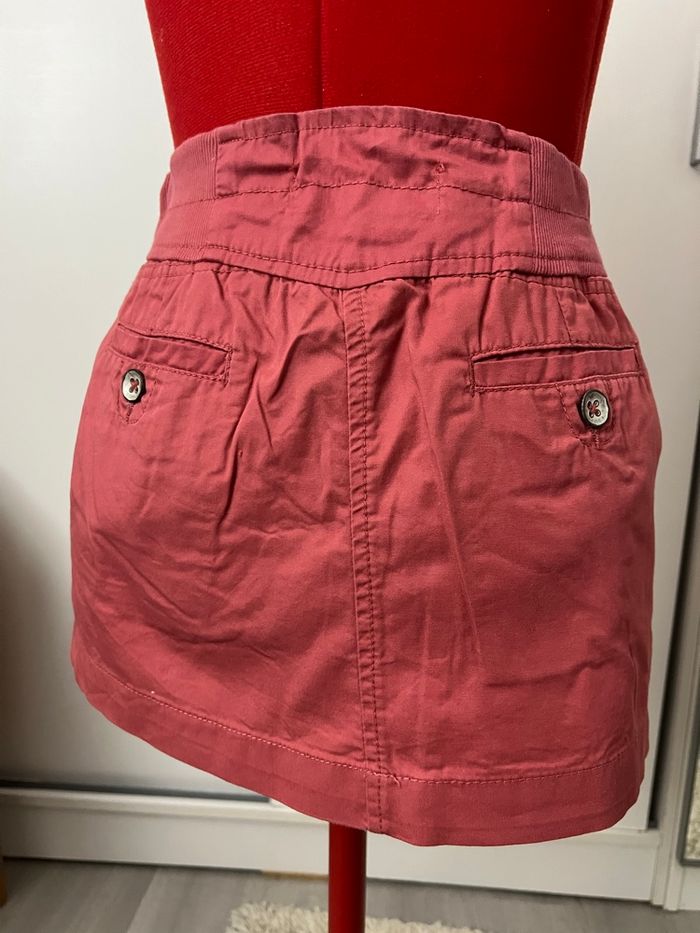 Mini jupe cargo rose Bershka - photo numéro 3