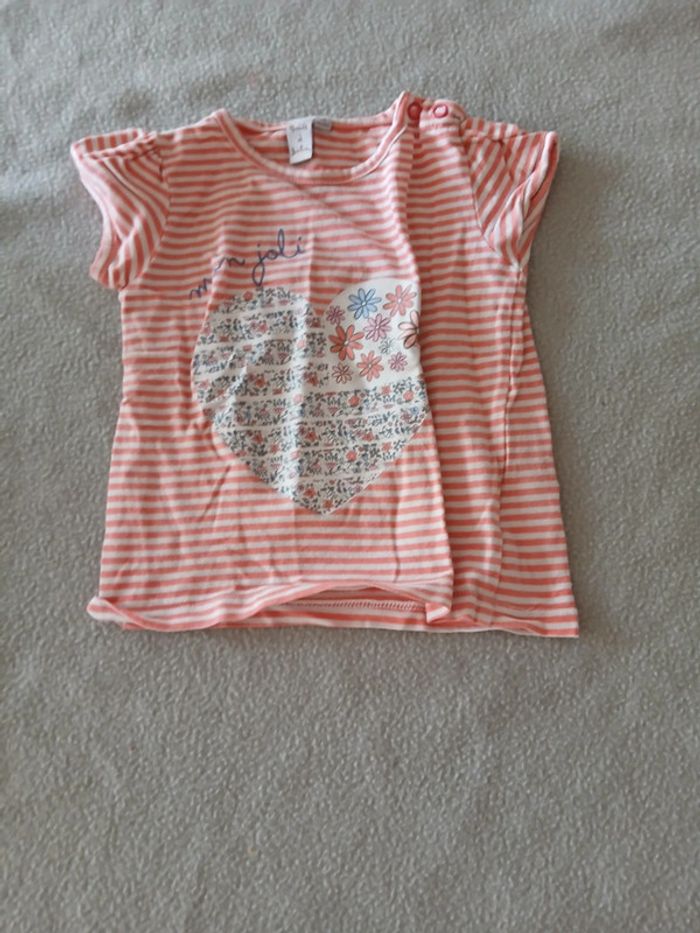 Lot tee-shirt été 12 mois - photo numéro 10
