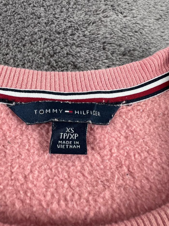 Pull rose orangé Tommy Hilfiger Taille XS - photo numéro 7
