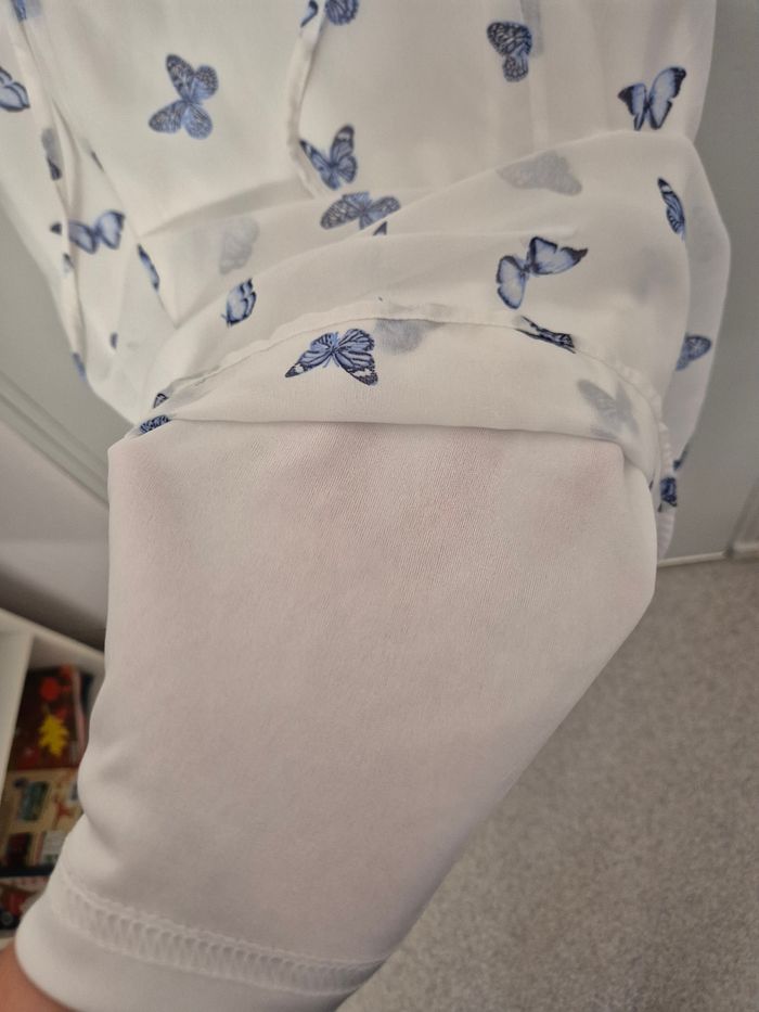 Magnifique robe taille 44 fermeture sur le cote avec papillon - photo numéro 9