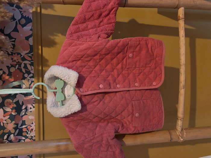 Manteau velours côtelé matelassé - 12M