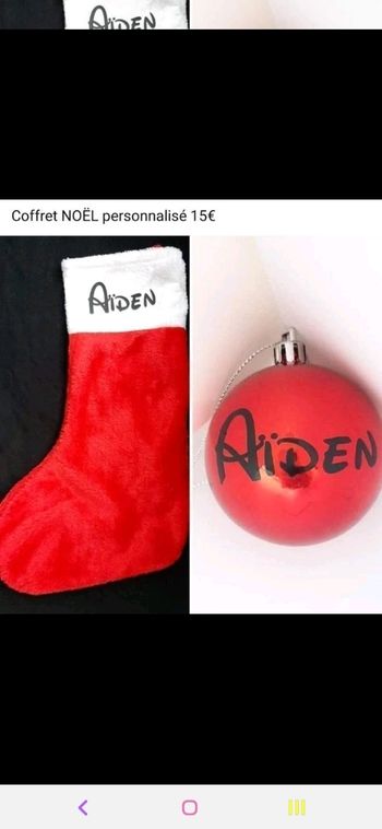 Pack Noël personnalisé