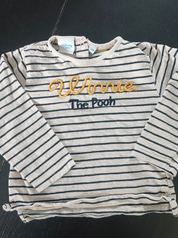 Tee shirt manches longues Disney 24 mois