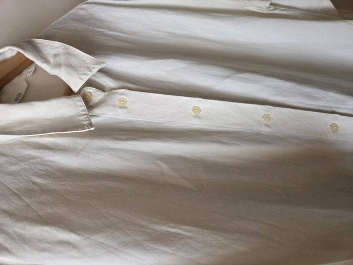 robe casual Uniqlo crème taille M - photo numéro 5