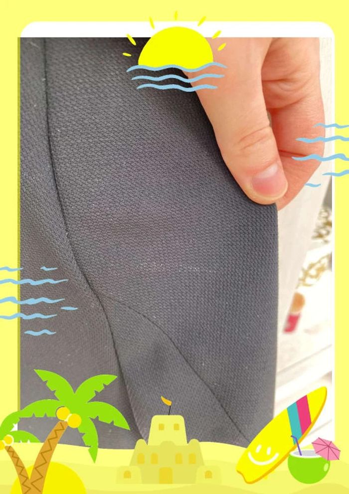 Blazer noir avec noeuds costura - photo numéro 7