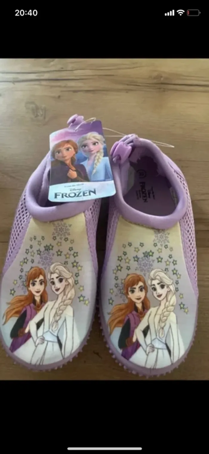 Chaussures de plage reine des neiges - photo numéro 7
