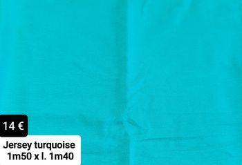 Jersey turquoise