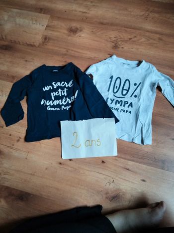Lot tee-shirts manches longues