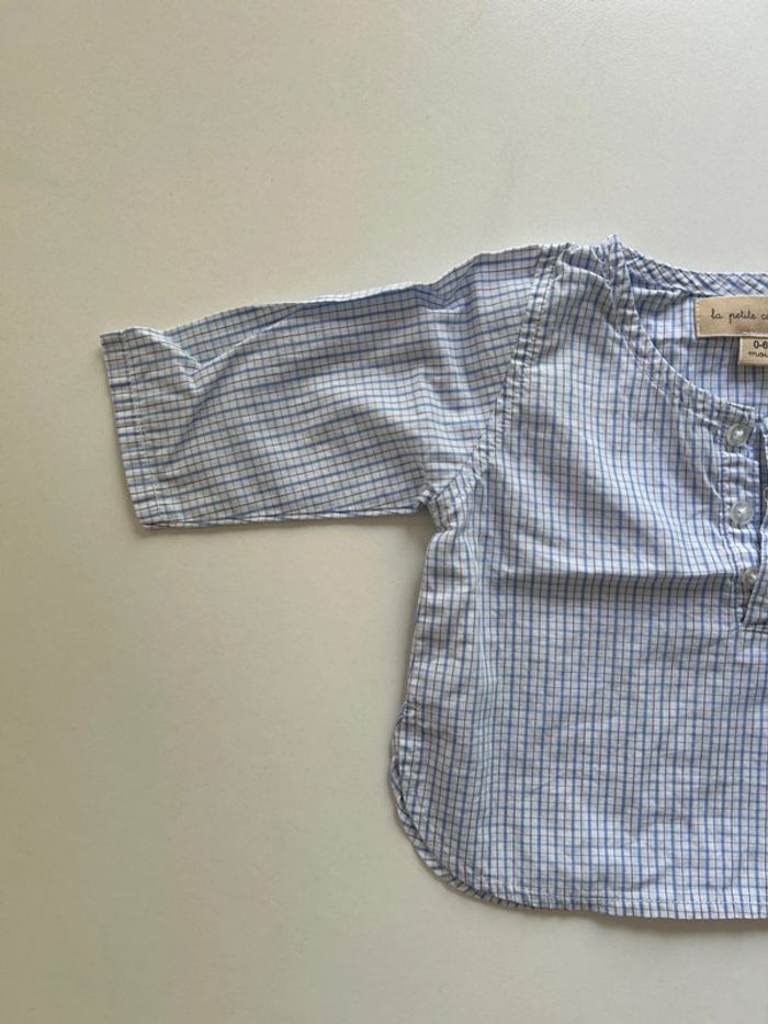 Blouse chemise La Petite Collection 0-6 mois - photo numéro 3