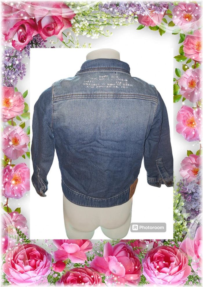 💫🌸 Veste en jean pour fille 🌸💫 - photo numéro 2
