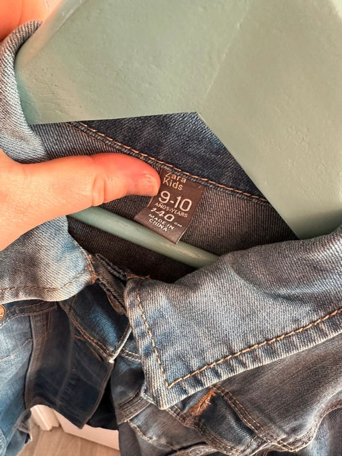 Veste en jeans Zara 9/10 ans - photo numéro 3