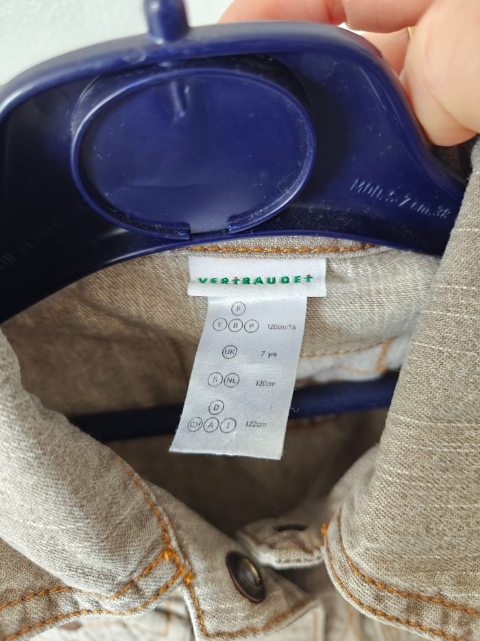 Veste en jean 5/6 ans - photo numéro 3
