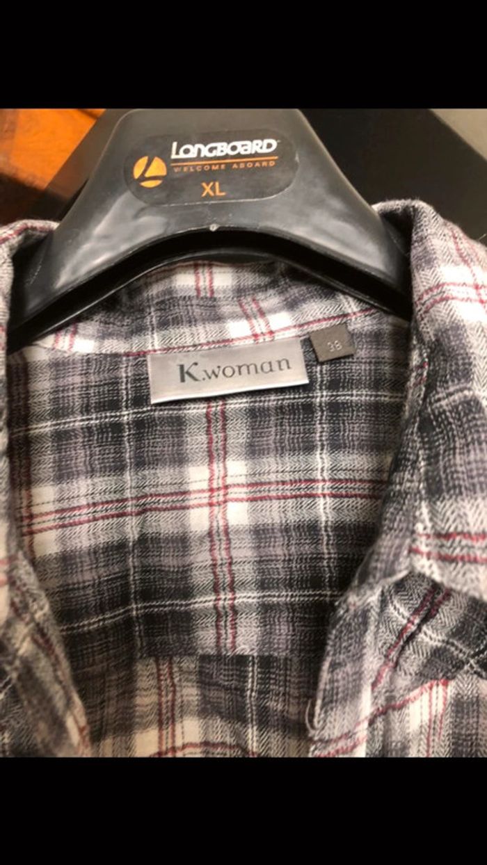 Chemise à carreaux Femme Kiabi - photo numéro 3