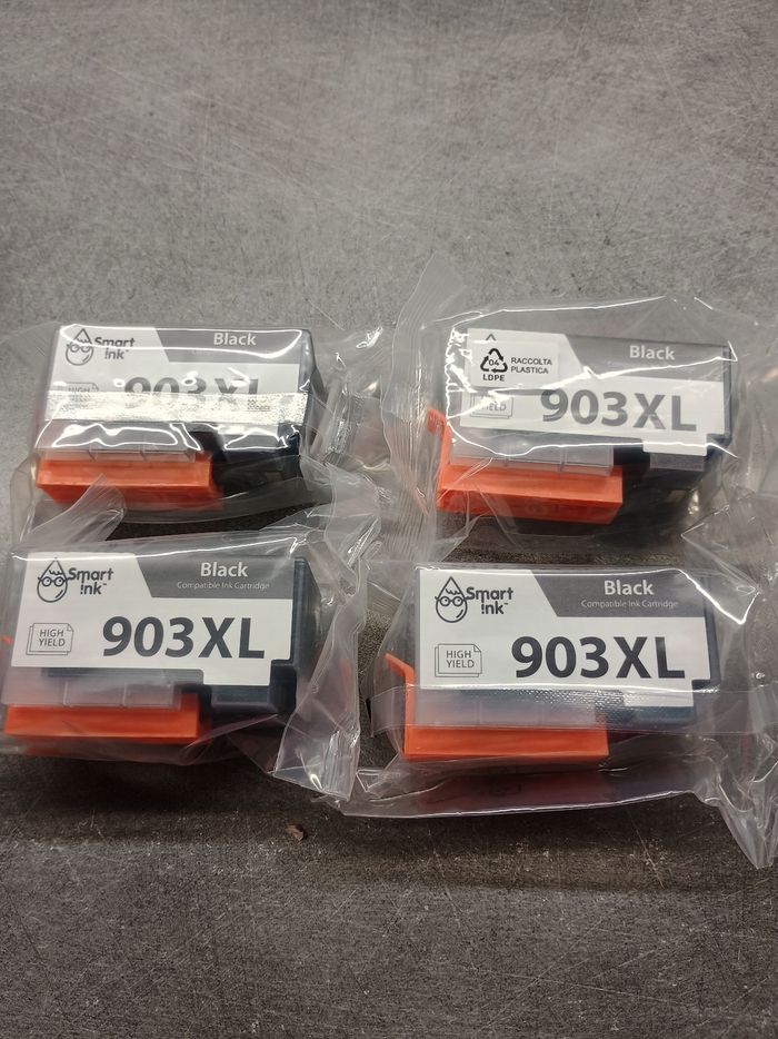Lot de 4 cartouches d'encre noire smart ink 903 XL