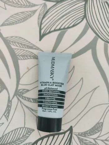 Mudmasky masque à l'argile bleue booster de vitamine a sans parfum 30ml valeur 18€