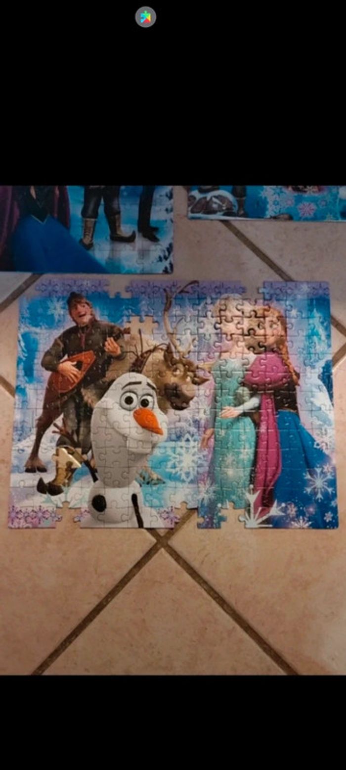 🧩Puzzles évolutifs Reine des Neige de chez Clementoni - photo numéro 2