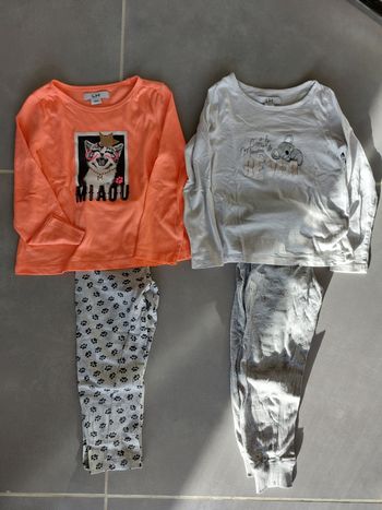 Pyjamas légers 3/4 ans