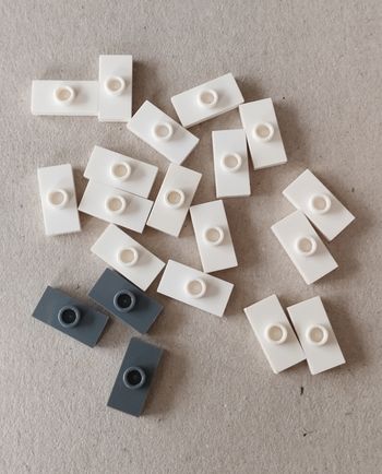 Lot de plaque modifié 1x2 15573 lego 