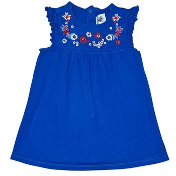 Petit Bateau Robe à manches courtes 12 mois