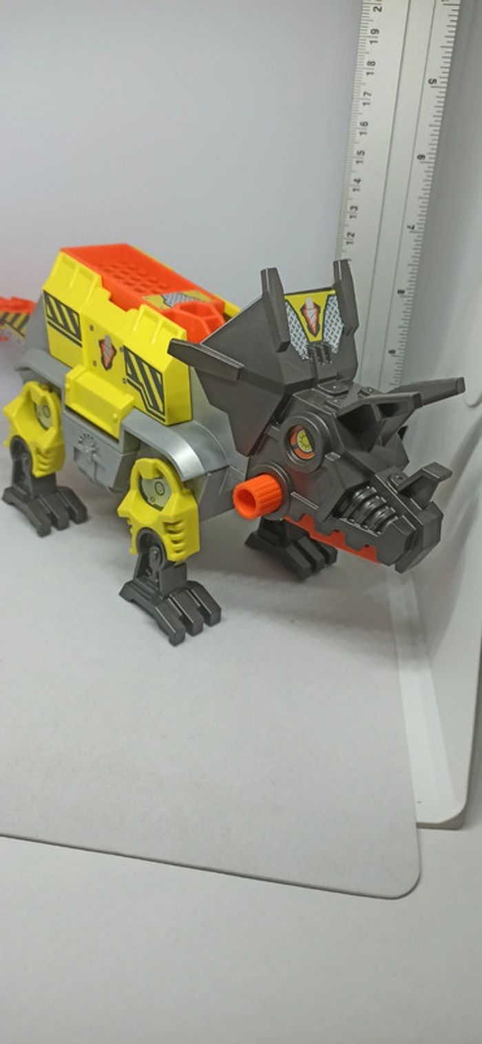 Dinosaure triceratops en forme de robot playmobil - photo numéro 3