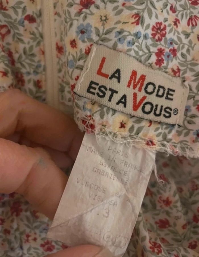 Robe fleurie la mode est à vous 38 femme - photo numéro 6