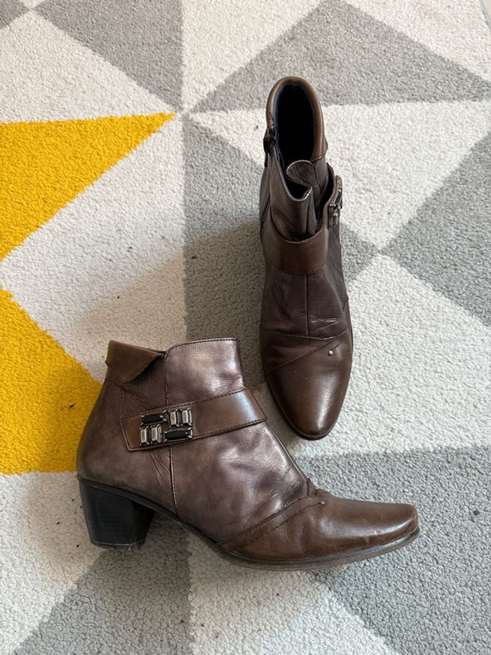 Bottines à talons Dorking Taille 39 - photo numéro 3